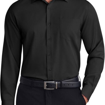 COOFANDY Mens Dress Shirts Wrinkle Free Long Sleeve Button Down Shirt Formal Business Shirts